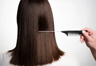 Soin kératine et lissage
