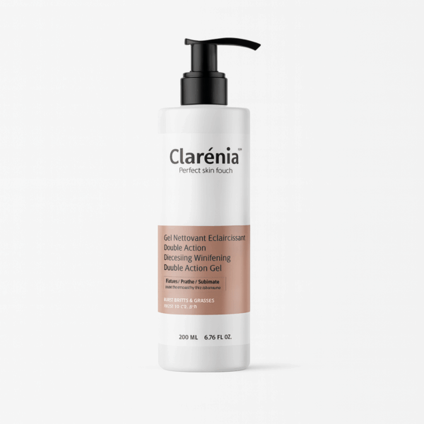 CLARENIA GEL NETTOYANT ÉCLAIRCISSANT DOUBLE ACTION PMG – 200ML