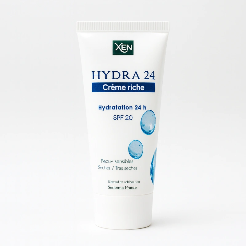 xen-hydra24-creme-riche-800x800 Xen Hydra 24 Crème Riche Peau Sèche SPF20 50 ML – Image 1