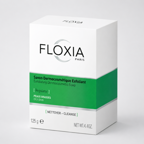 Floxia Savon Exfoliant Régulateur Peau Grasse 125G