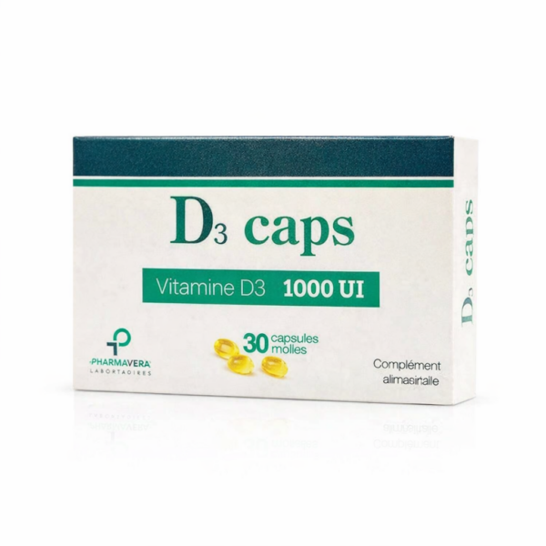 PHARMAVERA D3 CAPS Vitamine D3 (30 capsules)