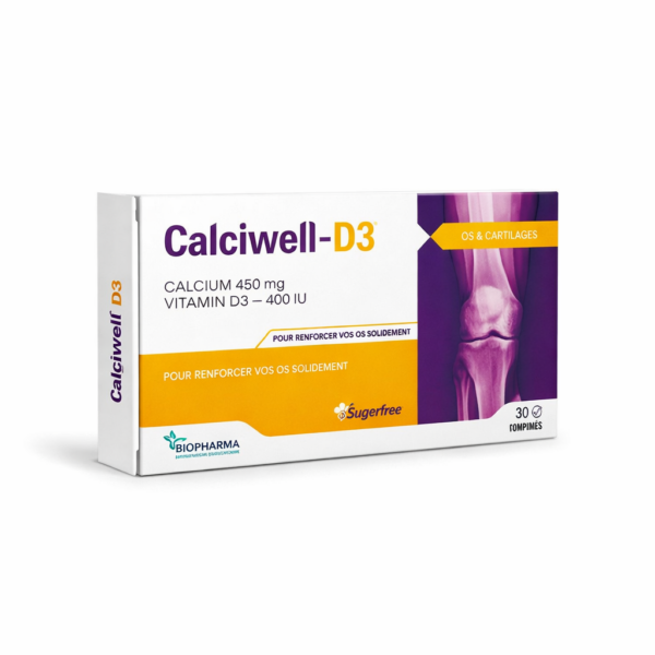 POLYPHARMA CALCIWELL-D3 30 comprimés