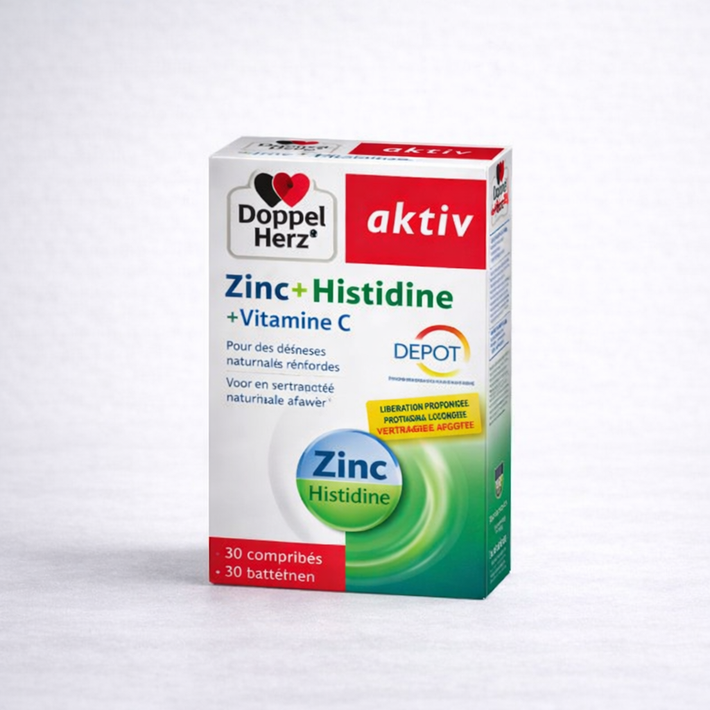 ChatGPT Image Jan 5, 2026, 12_35_19 PM Aktiv Zinc + Histidine + Vitamine C 30 Comprimés – Image 1