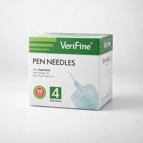 VERIFINE PEN NEEDLES 4MM 50PCS