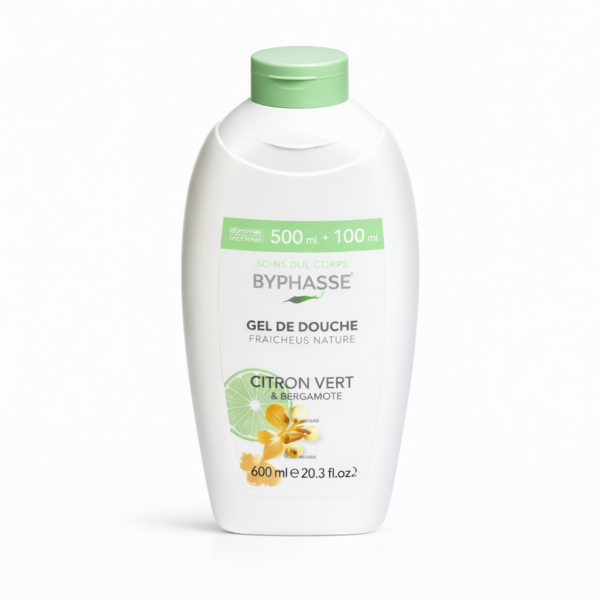 BYPHASSE Gel Douche Citron Vert 600 ml