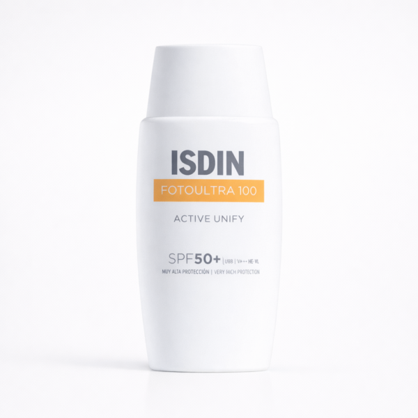 ISDIN FOTOULTRA 100 ACTIVE UNIFY DÉPIGMENTANT FLUIDE SOLAIRE SPF50+ - 50ML